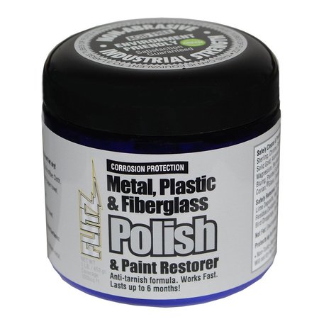 FLITZ Metal, Plastic -Fiberglass Polish Paste - 1.0lb CA 03516-6